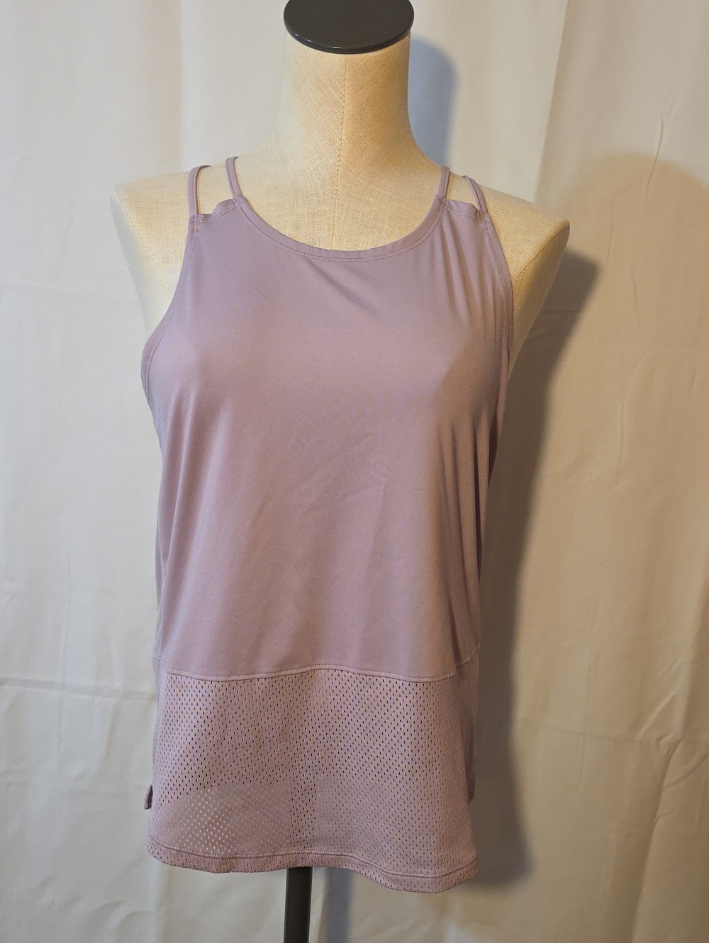 Under Armour Lavender Double-Strap Athletic Tank
